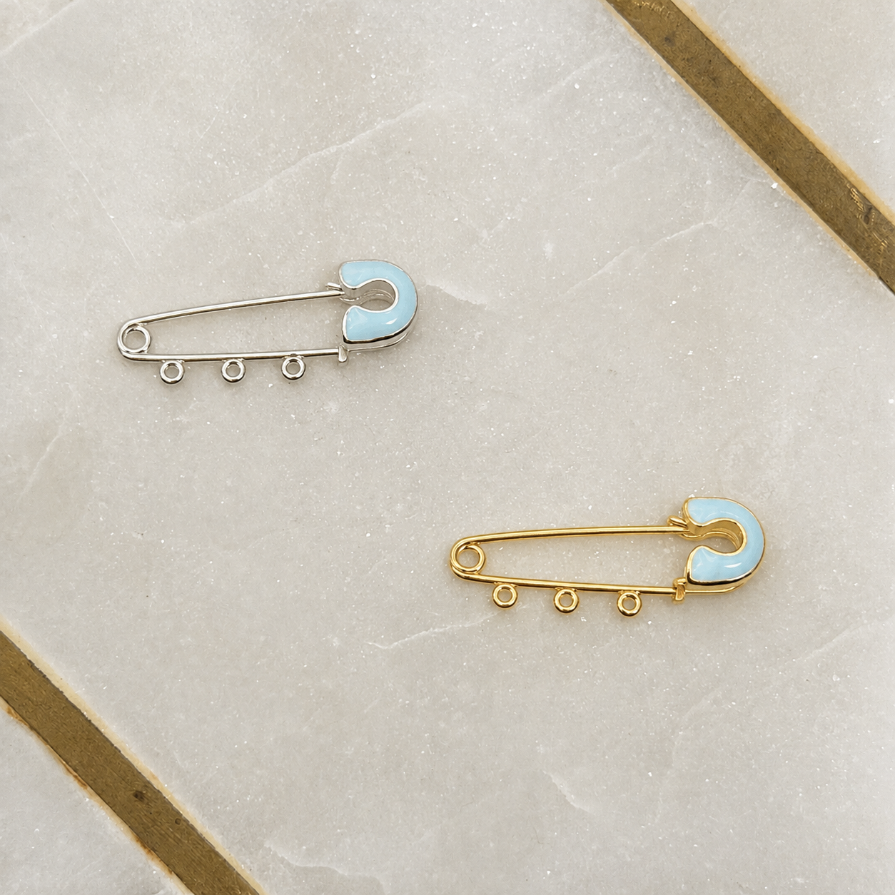 Blue Enamel Pin