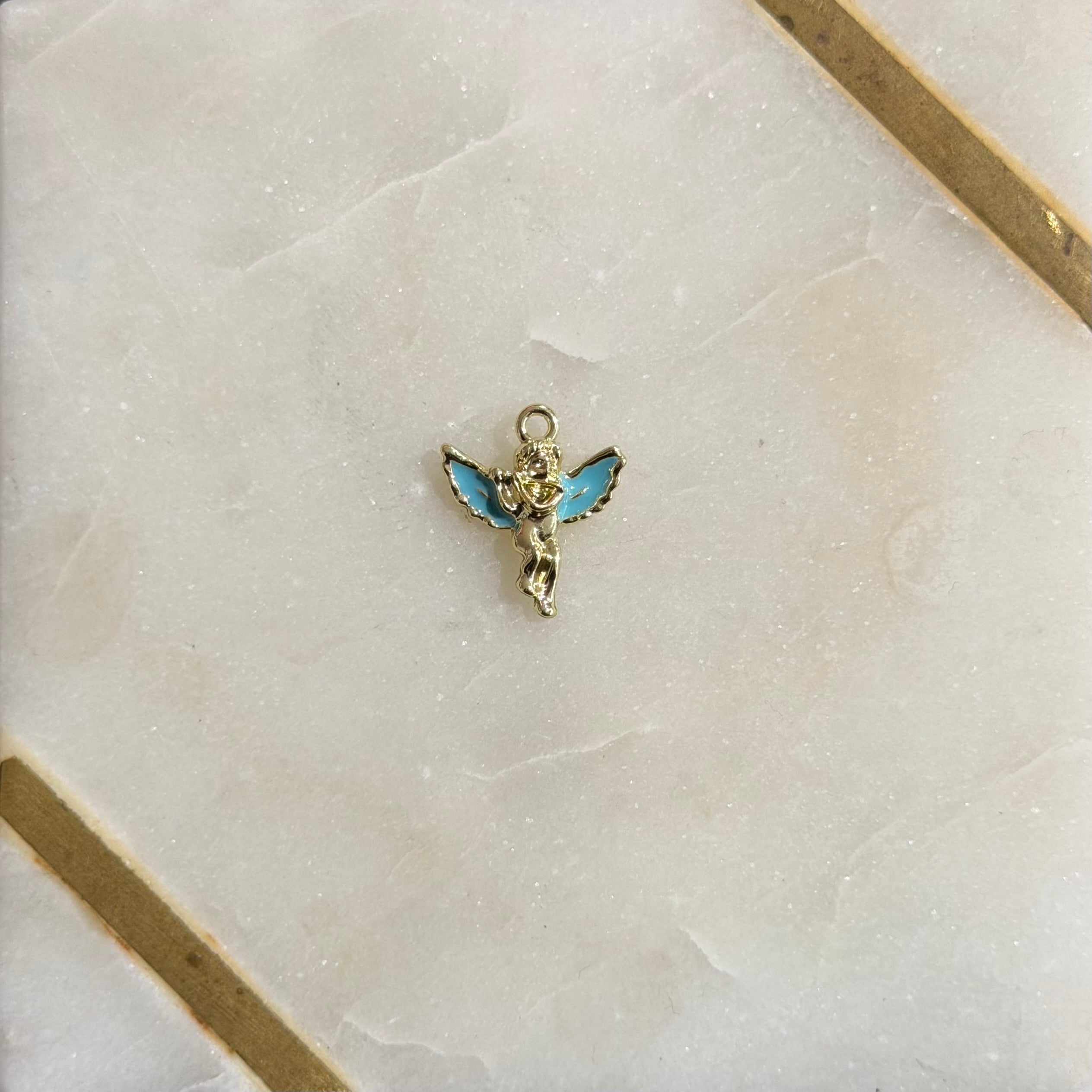 Gold Angel Charms