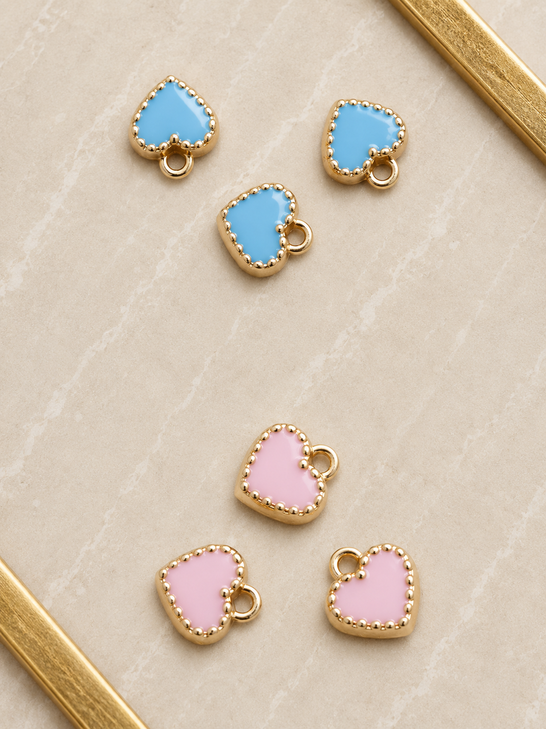 Enamel Heart Charm