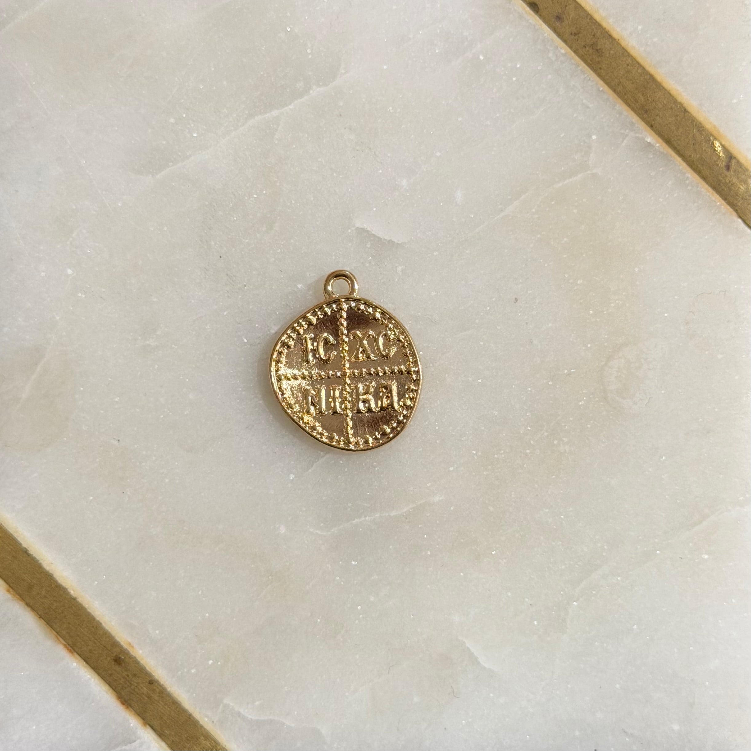 Greek IC XC NIKA Charm