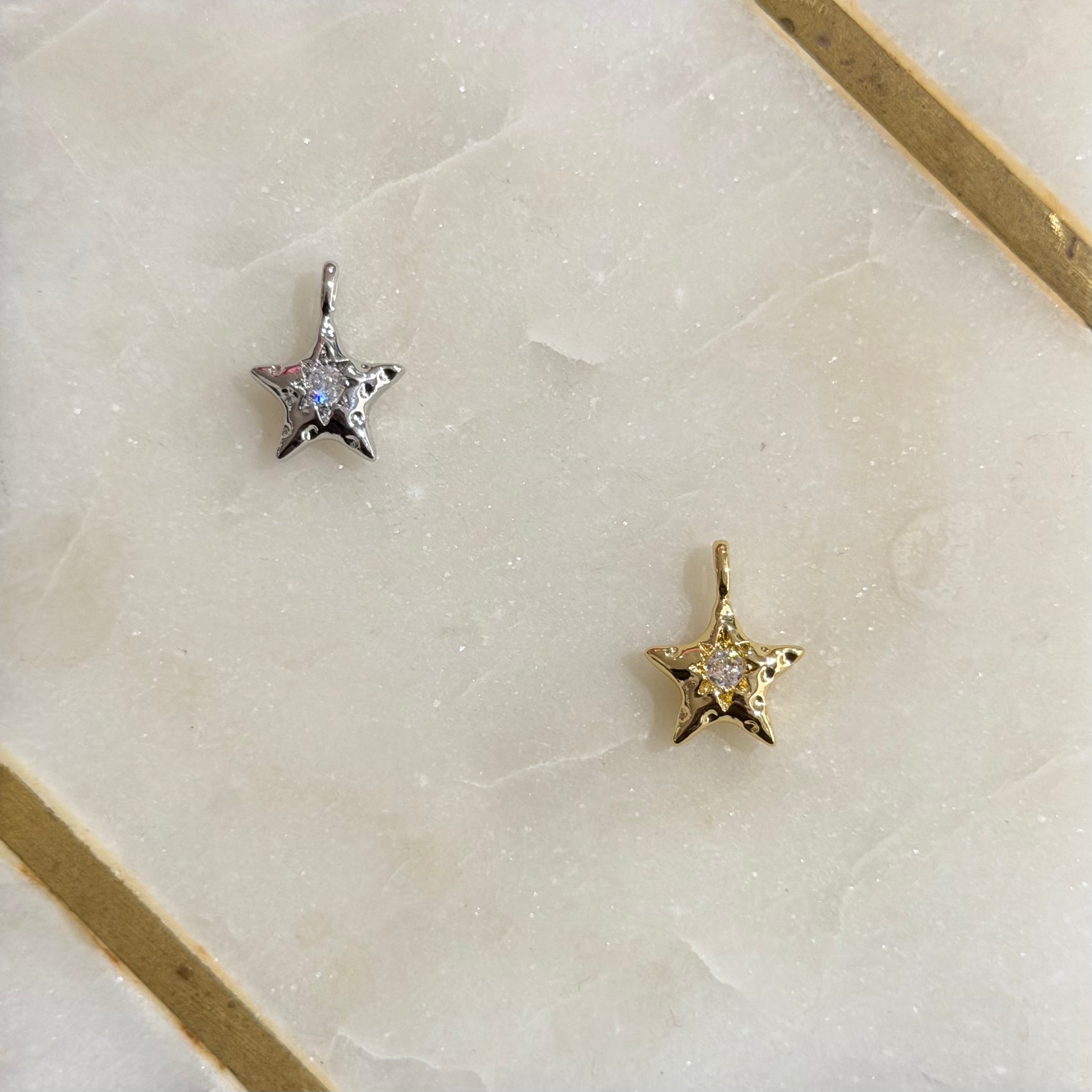 Shimmering Star Charm