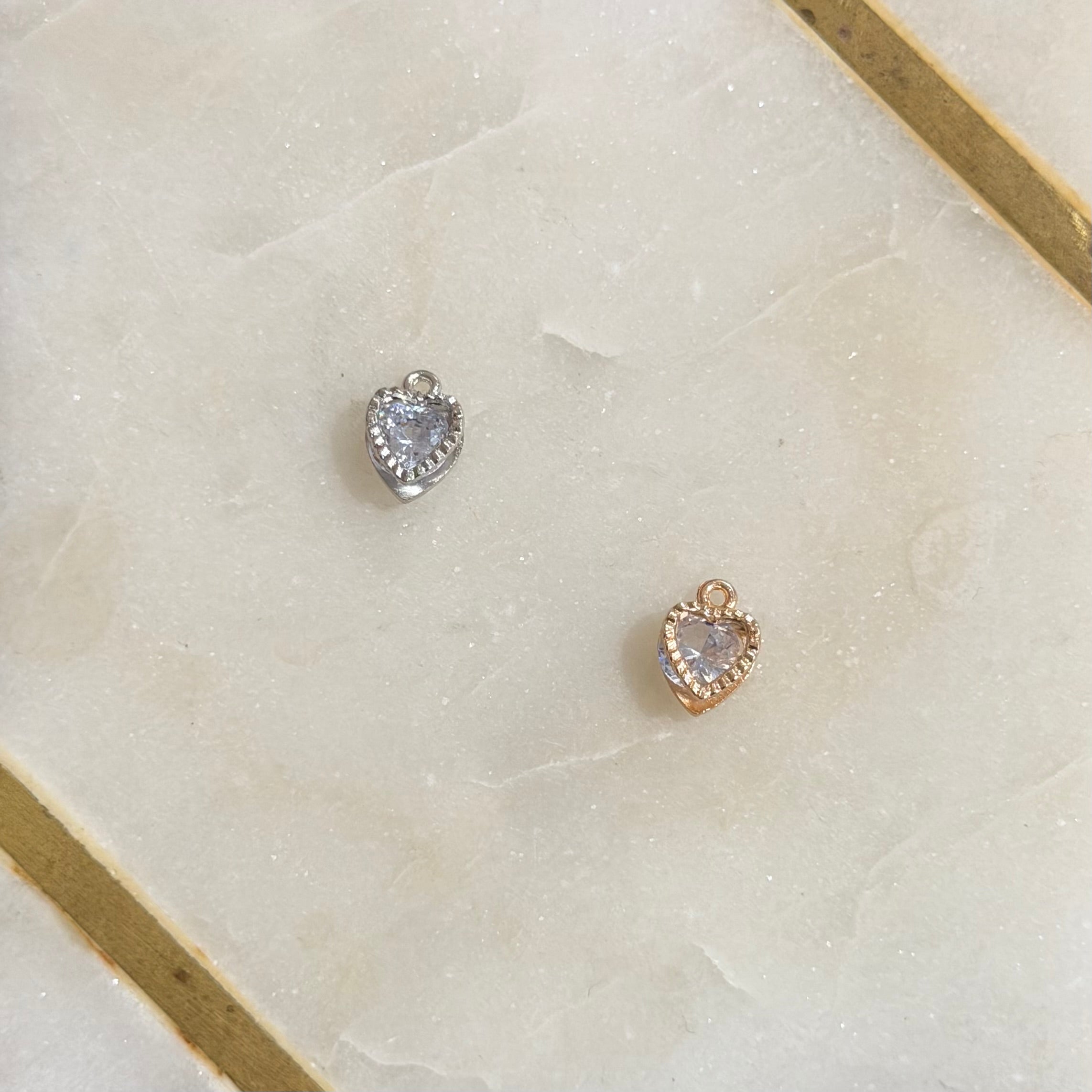 Crystal Heart Charm