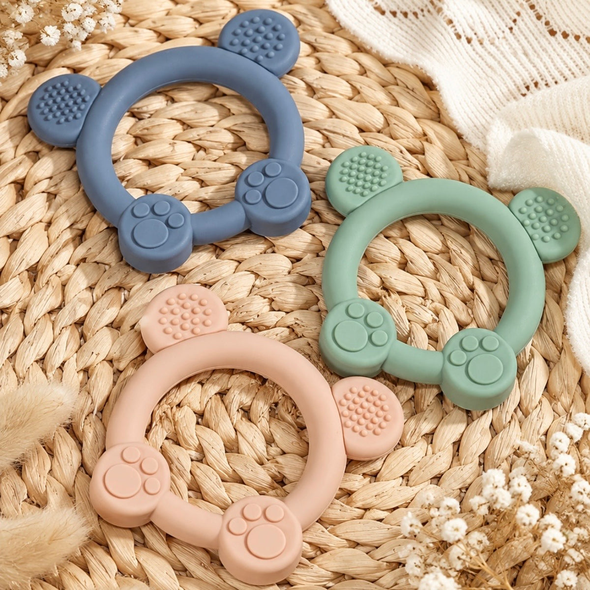 Bear Silicone Teether