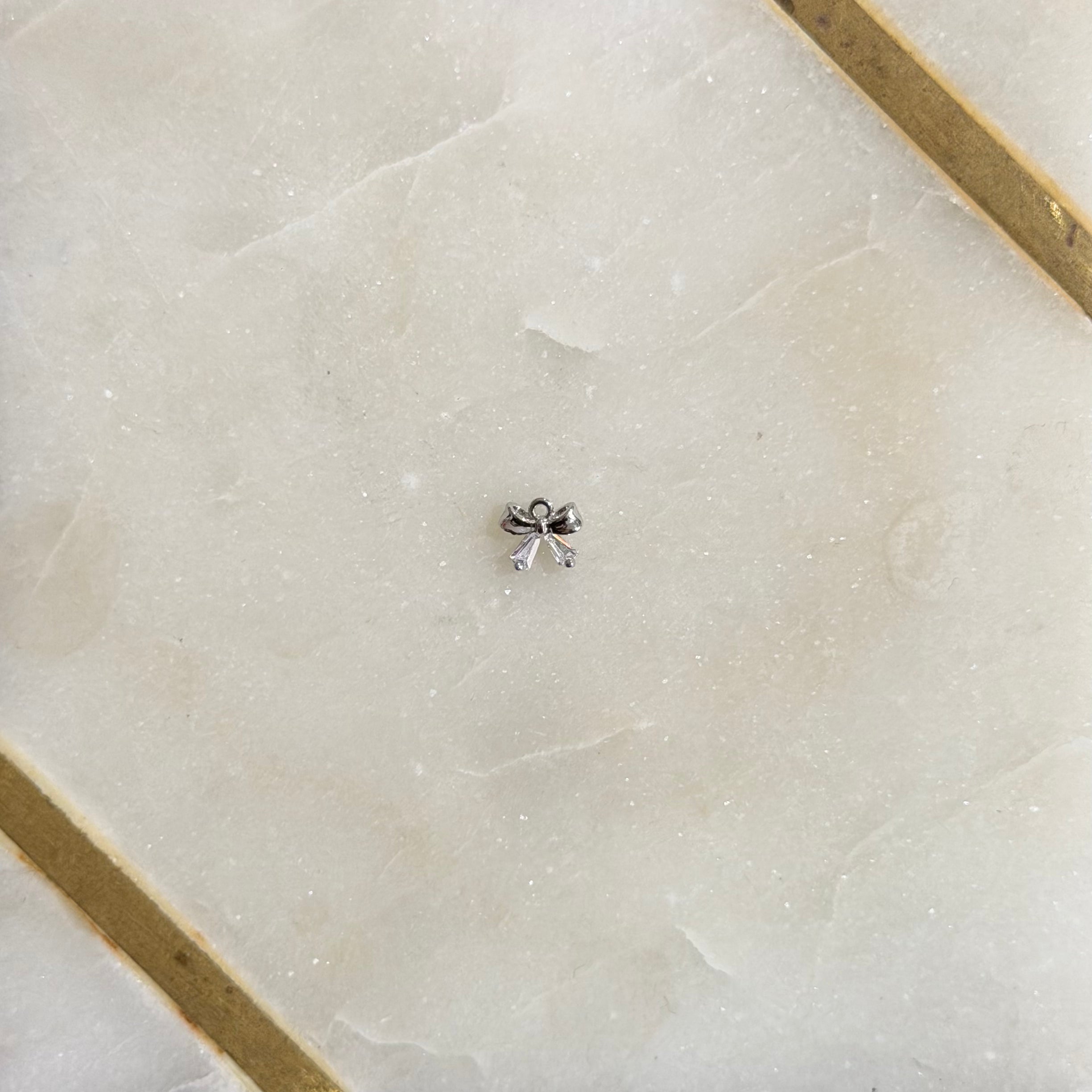 Crystal Bow Charm