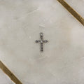 Shimmering Cross Charm