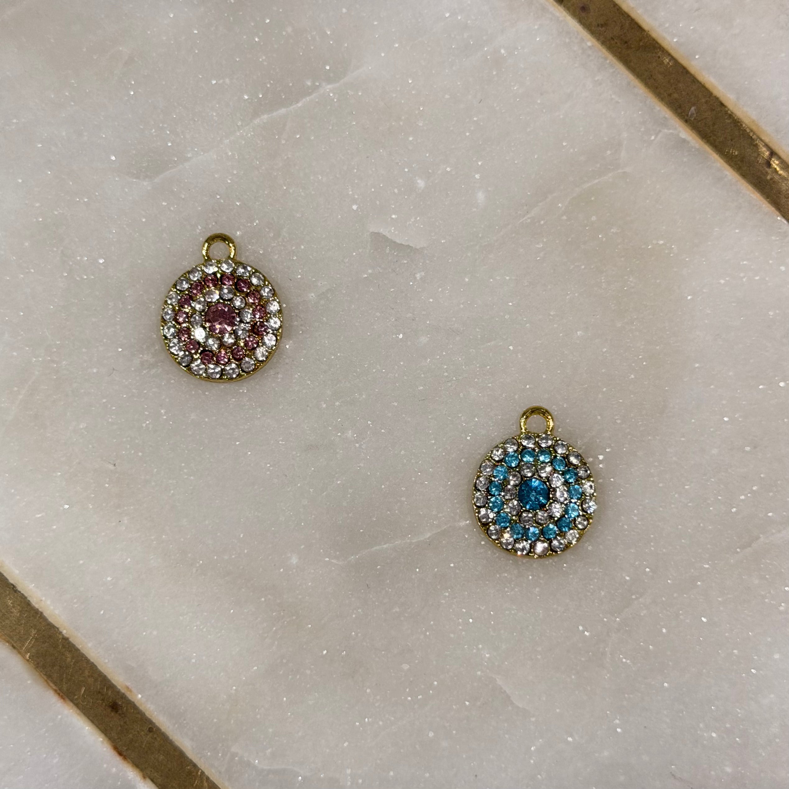 Crystal Evil Eye Charm