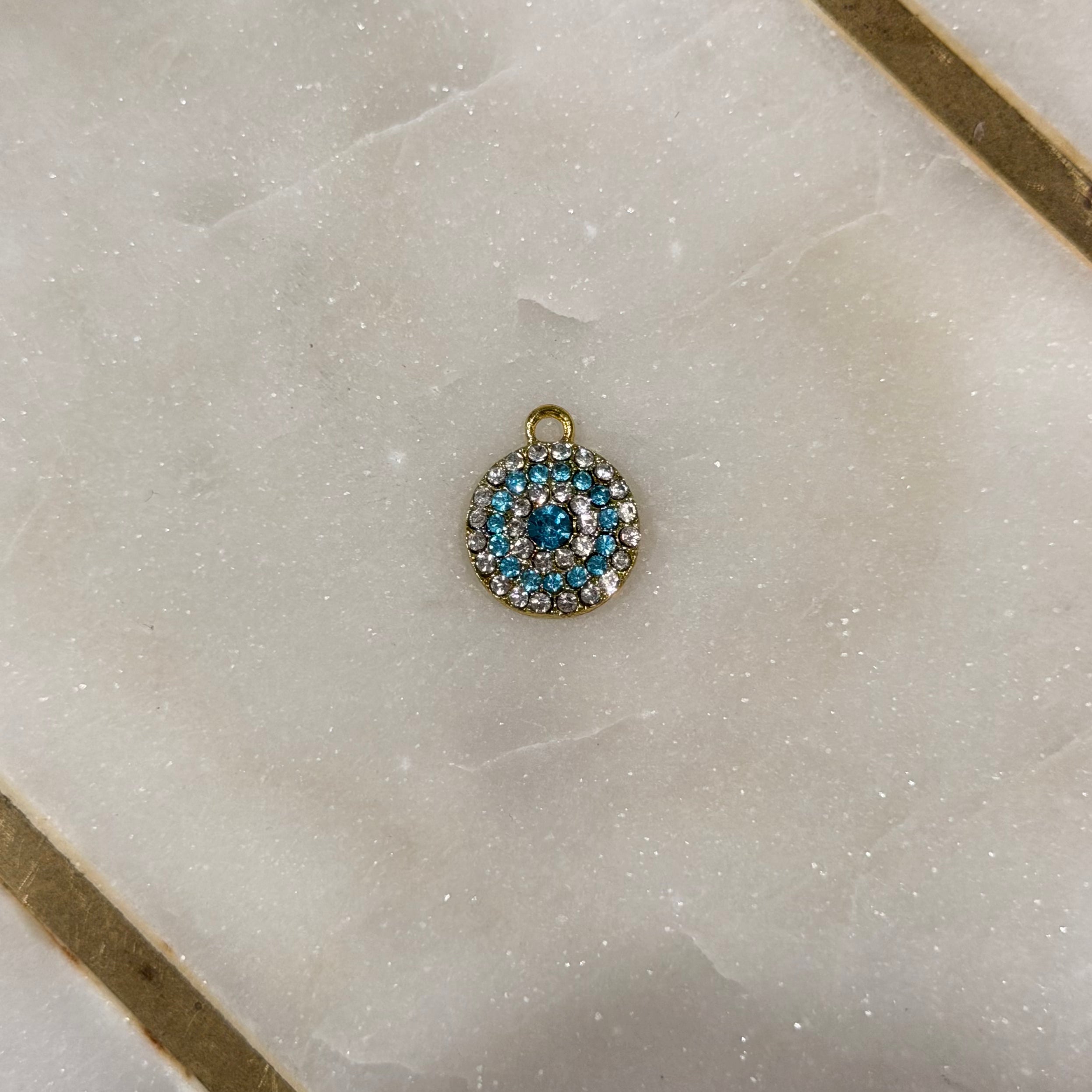 Crystal Evil Eye Charm