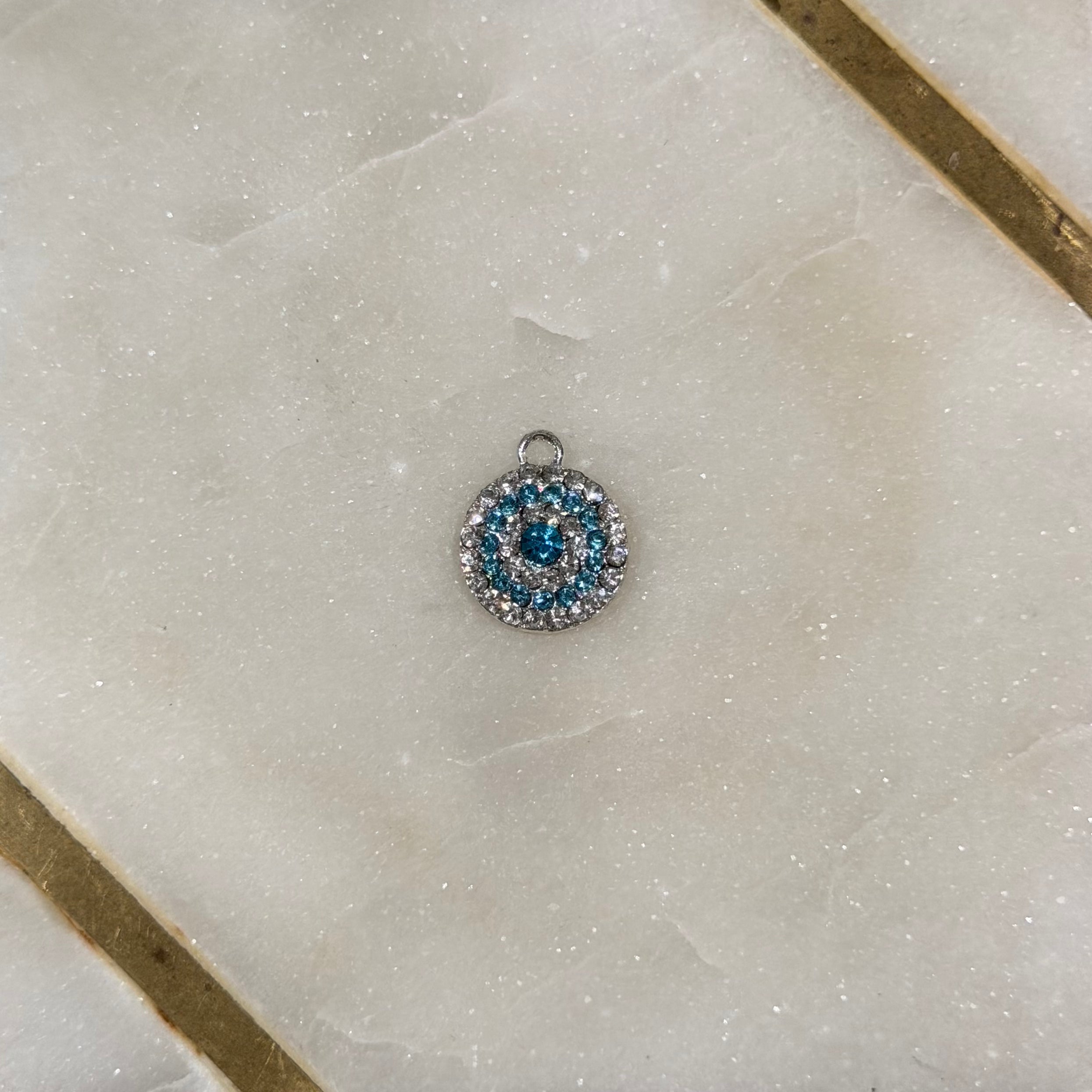 Crystal Evil Eye Charm