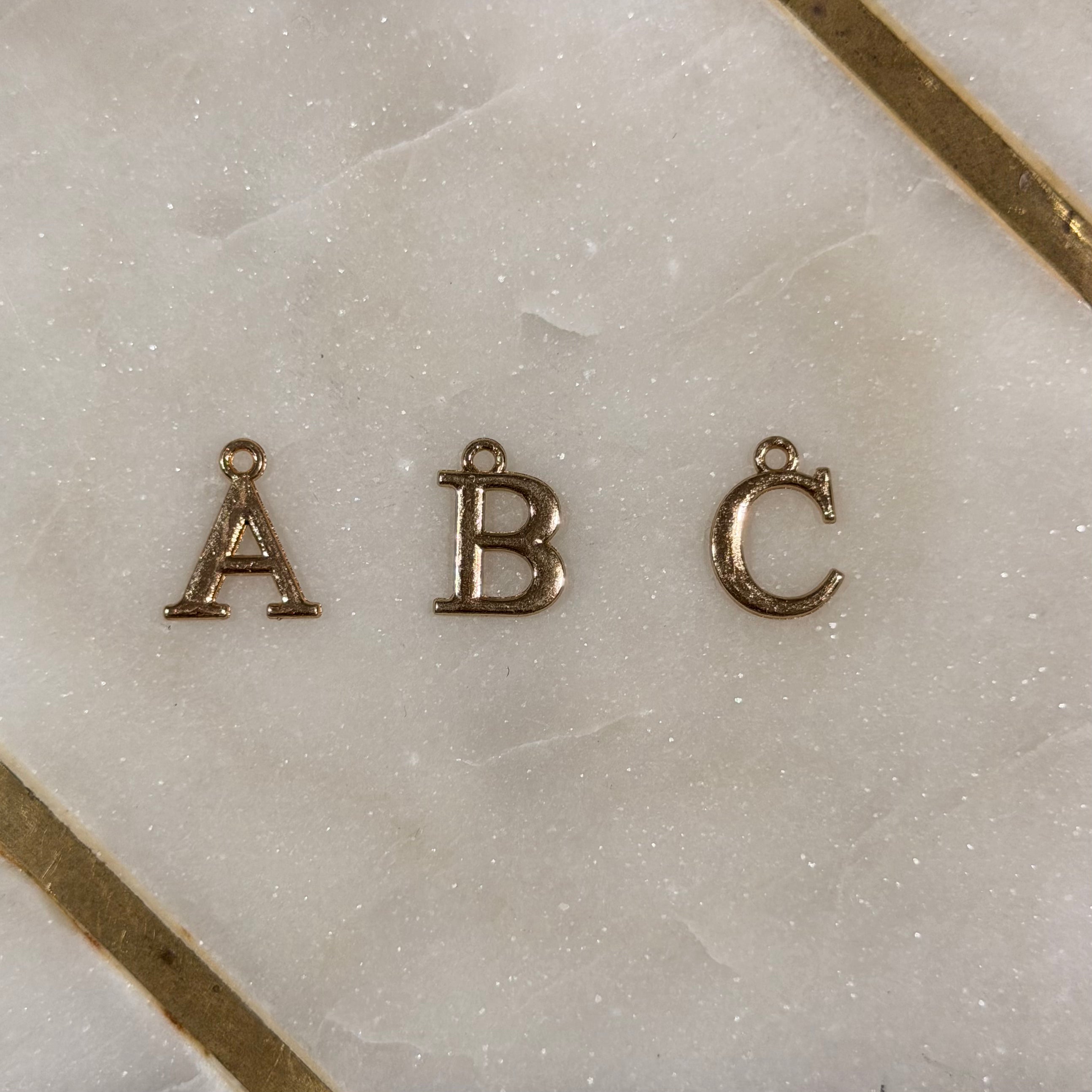 Dainty Letter Charm