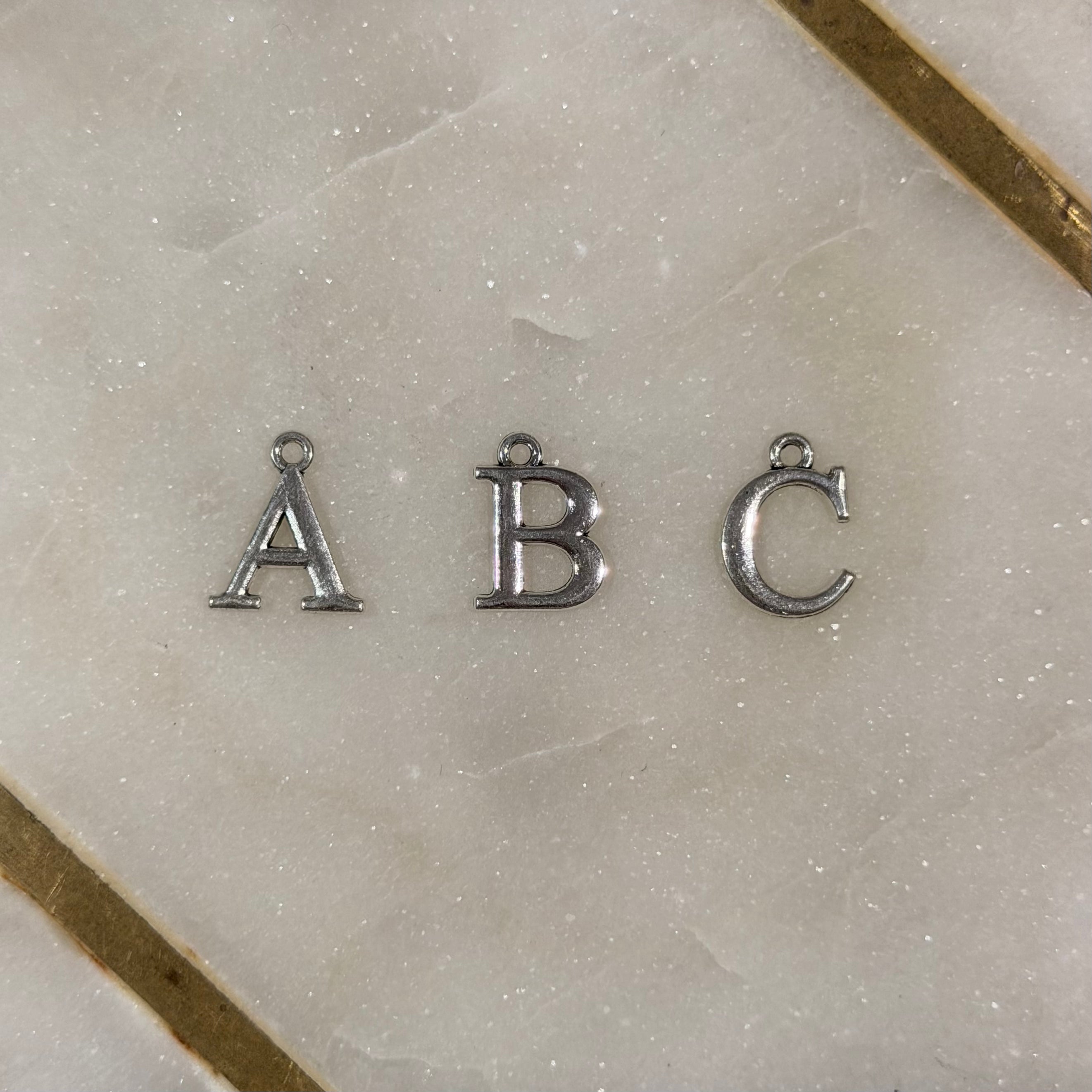 Dainty Letter Charm