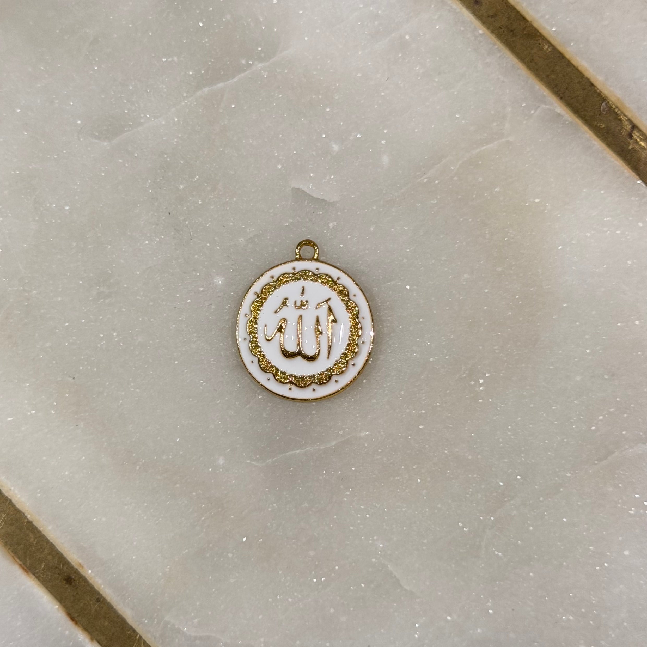 Enamel Allah Charm