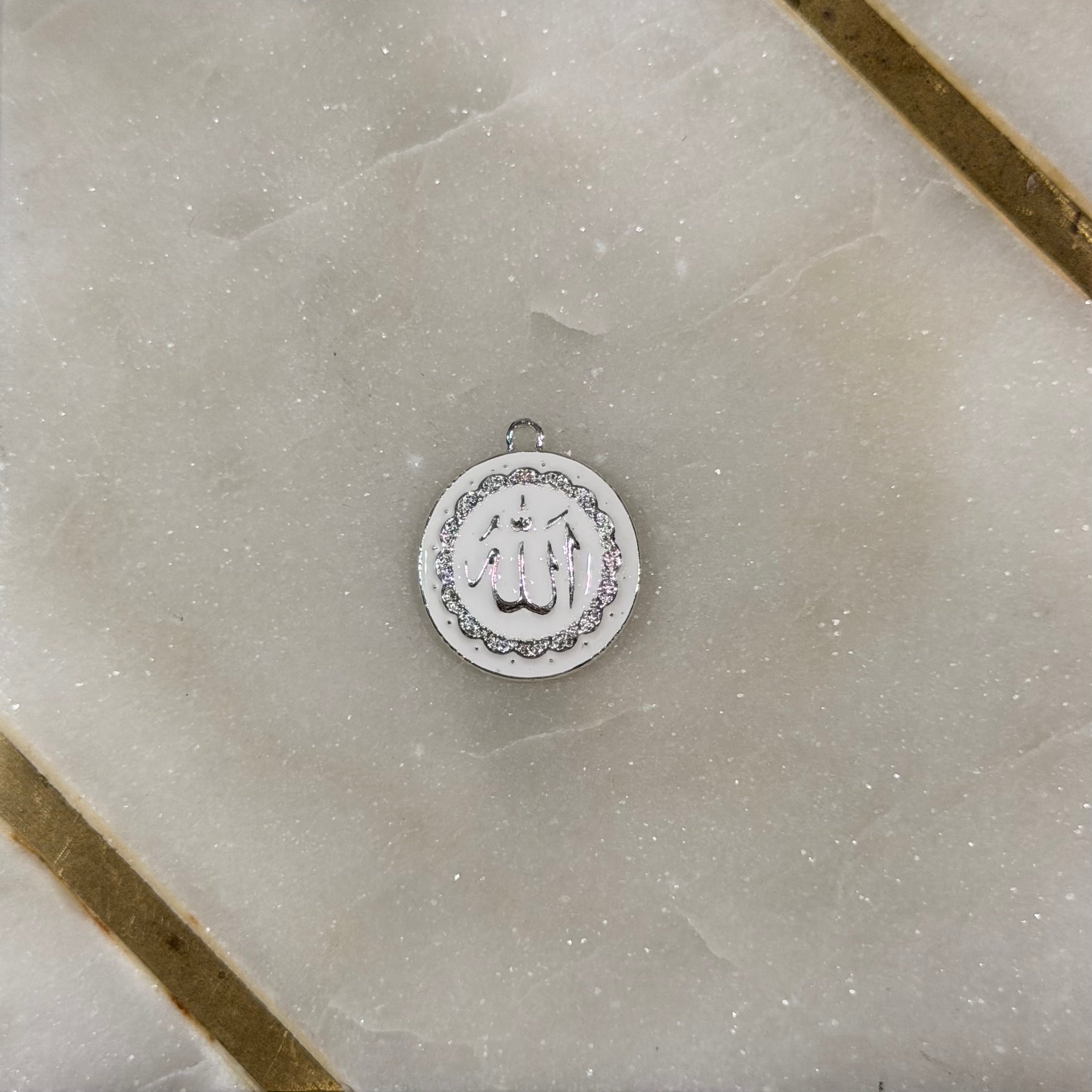 Enamel Allah Charm