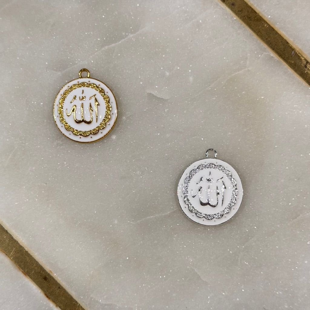 Enamel Allah Charm