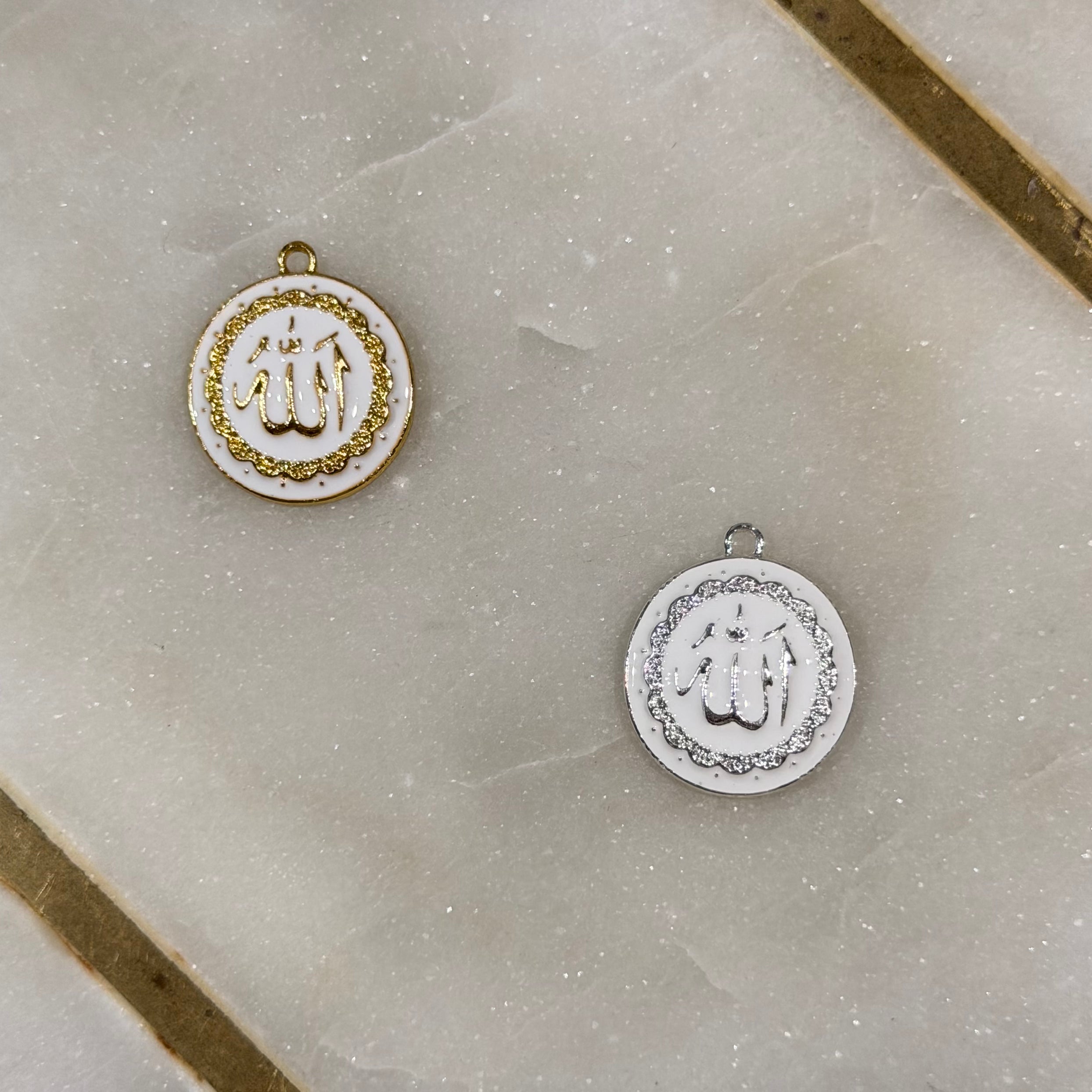 Enamel Allah Charm