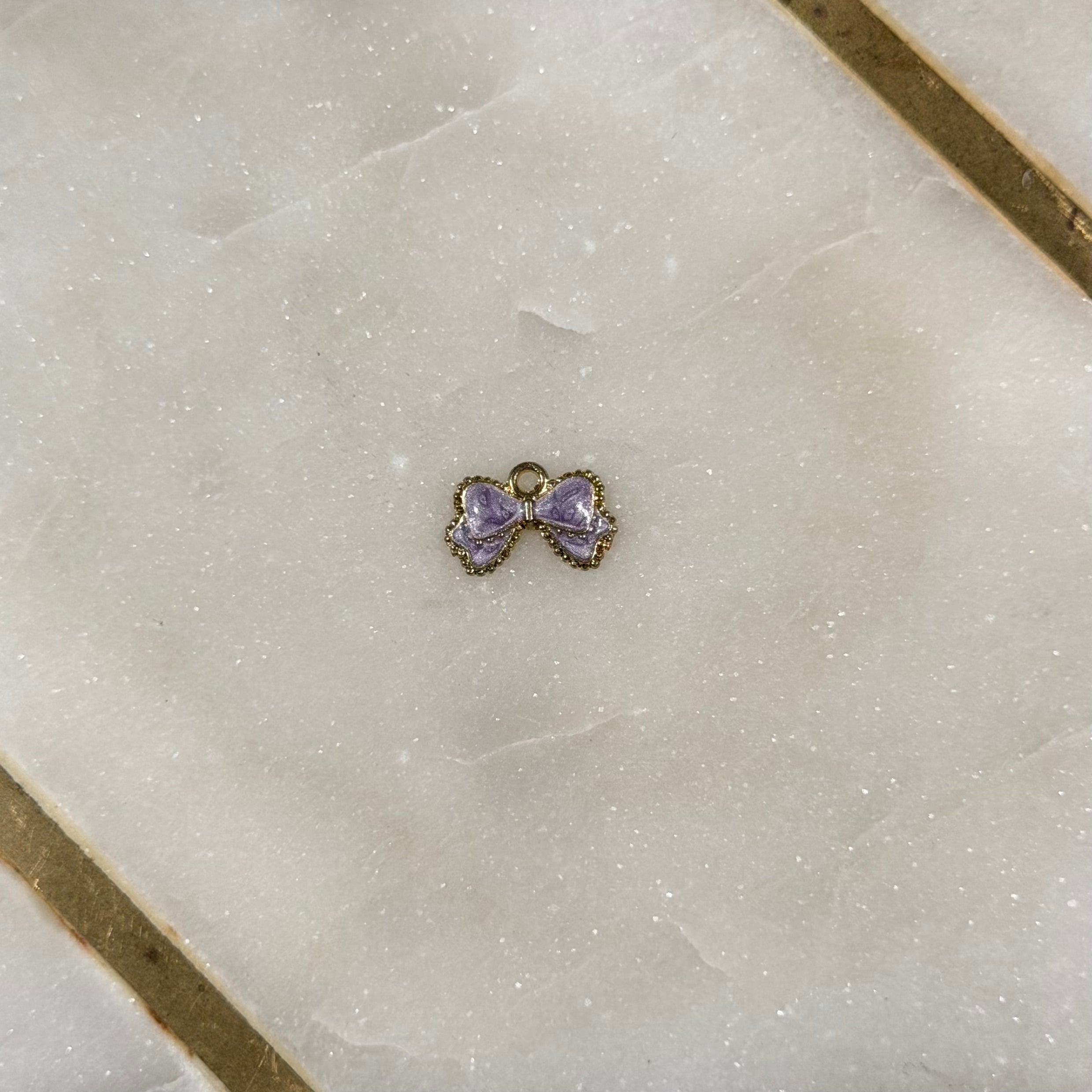 Enamel Bow Charm