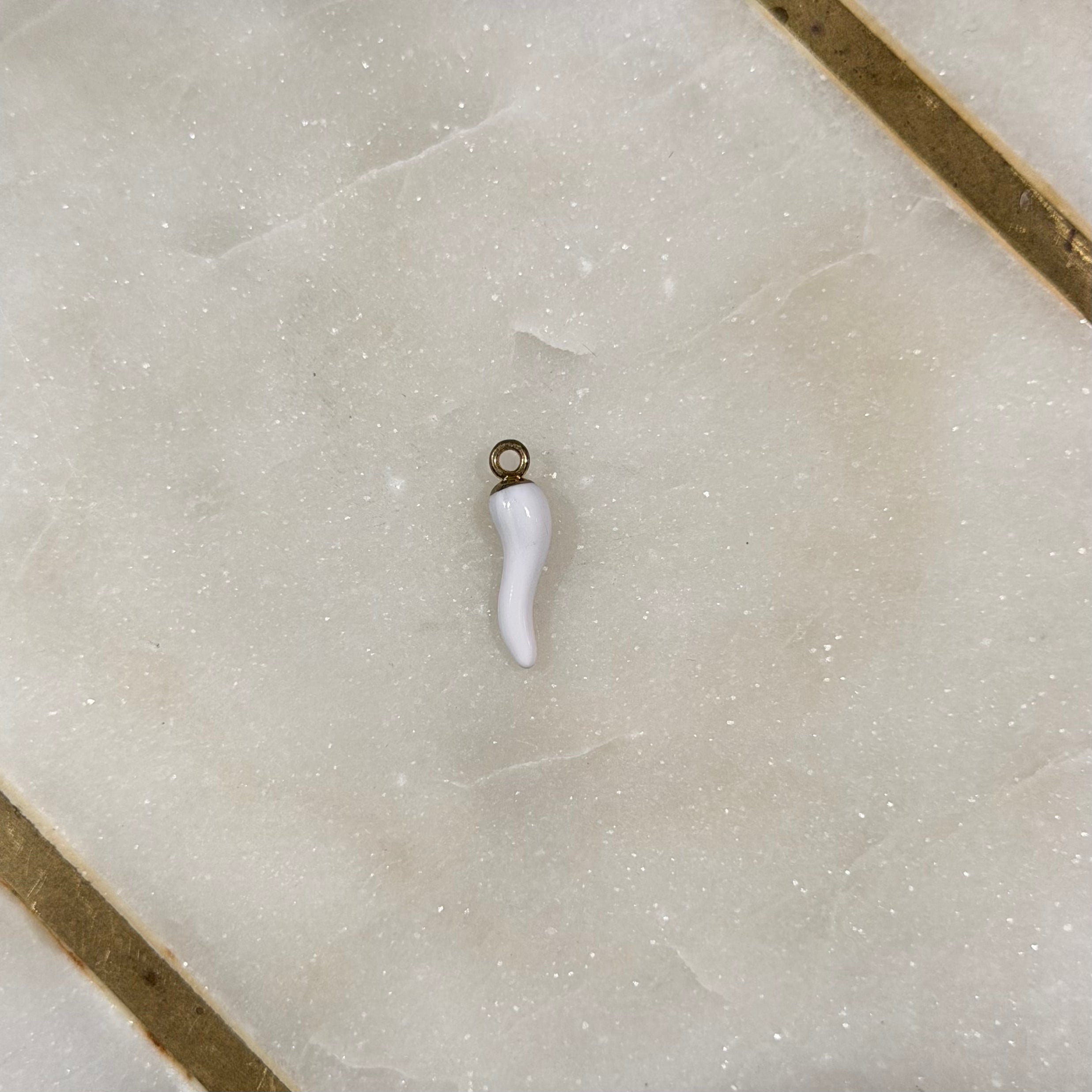 Italian Enamel Cornicello Charm