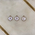 Enamel Letter Charm
