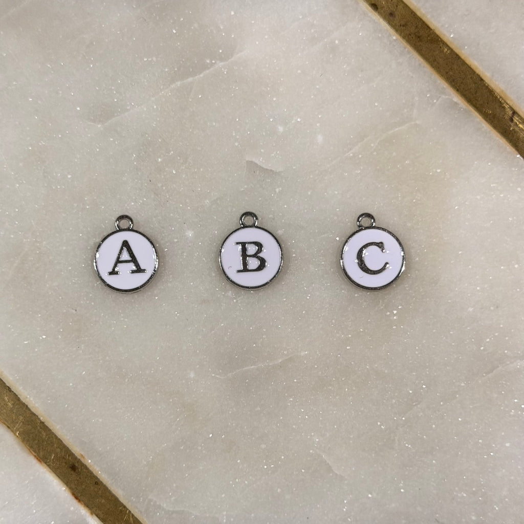 Enamel Letter Charm