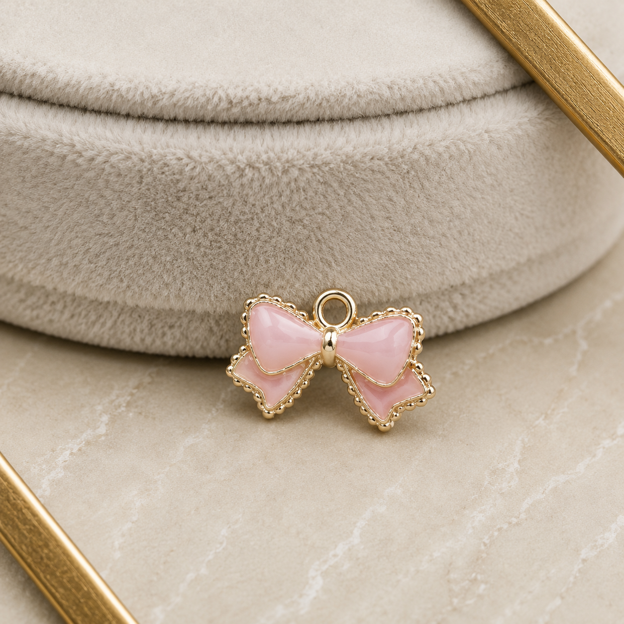 Enamel Bow Charm
