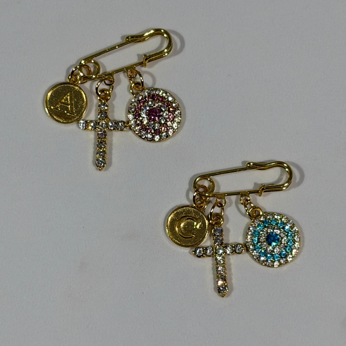 Little Faith & Protection Baby Pin - Gold