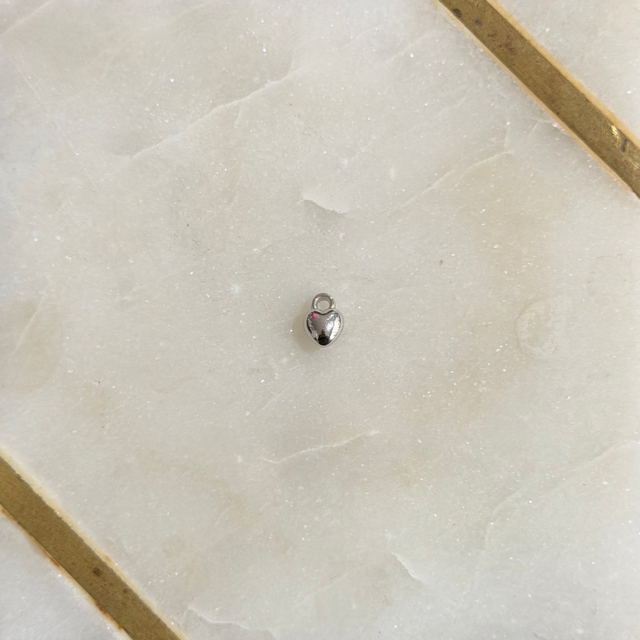 Solid Heart Charm