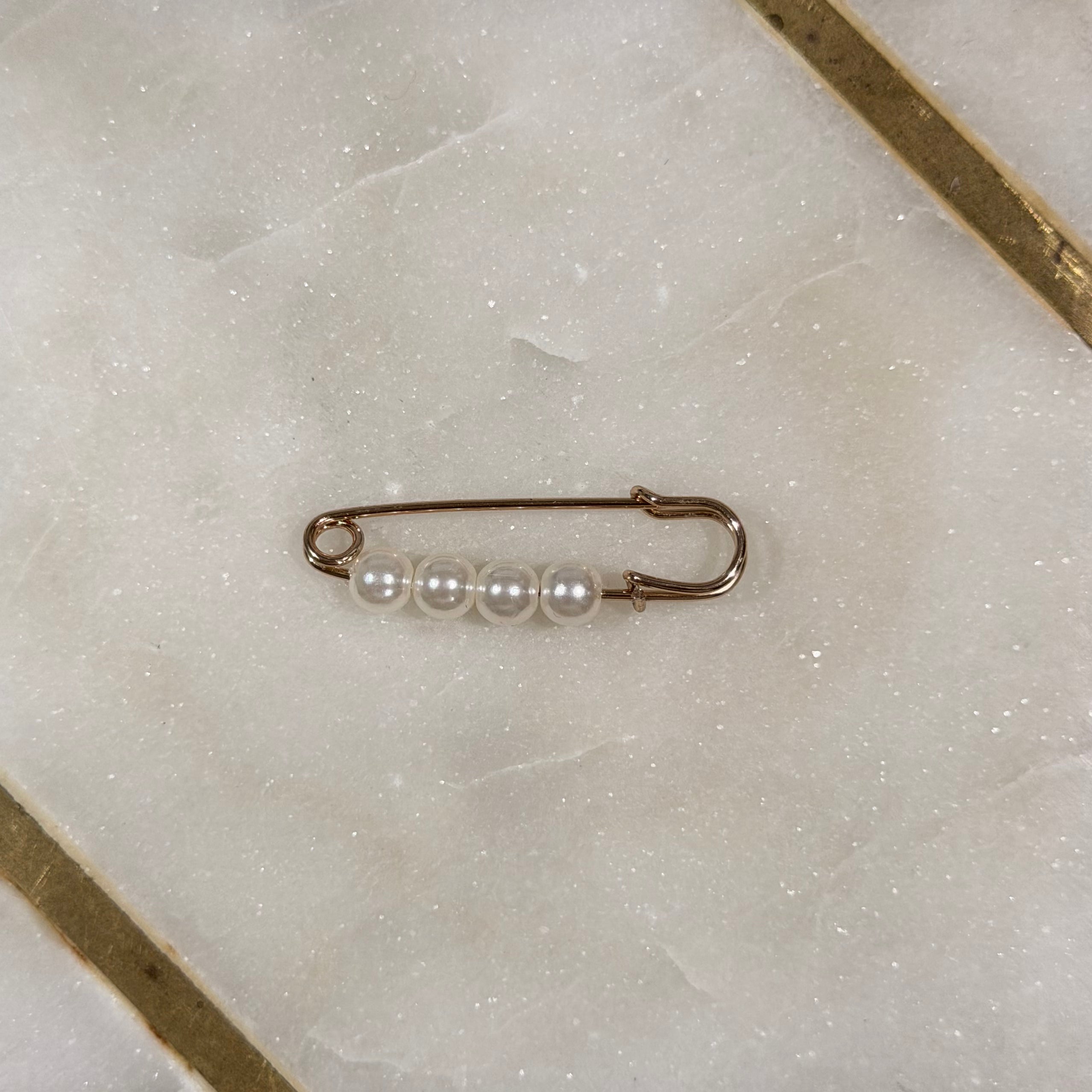 Pearl Pin (3-4 Charms)