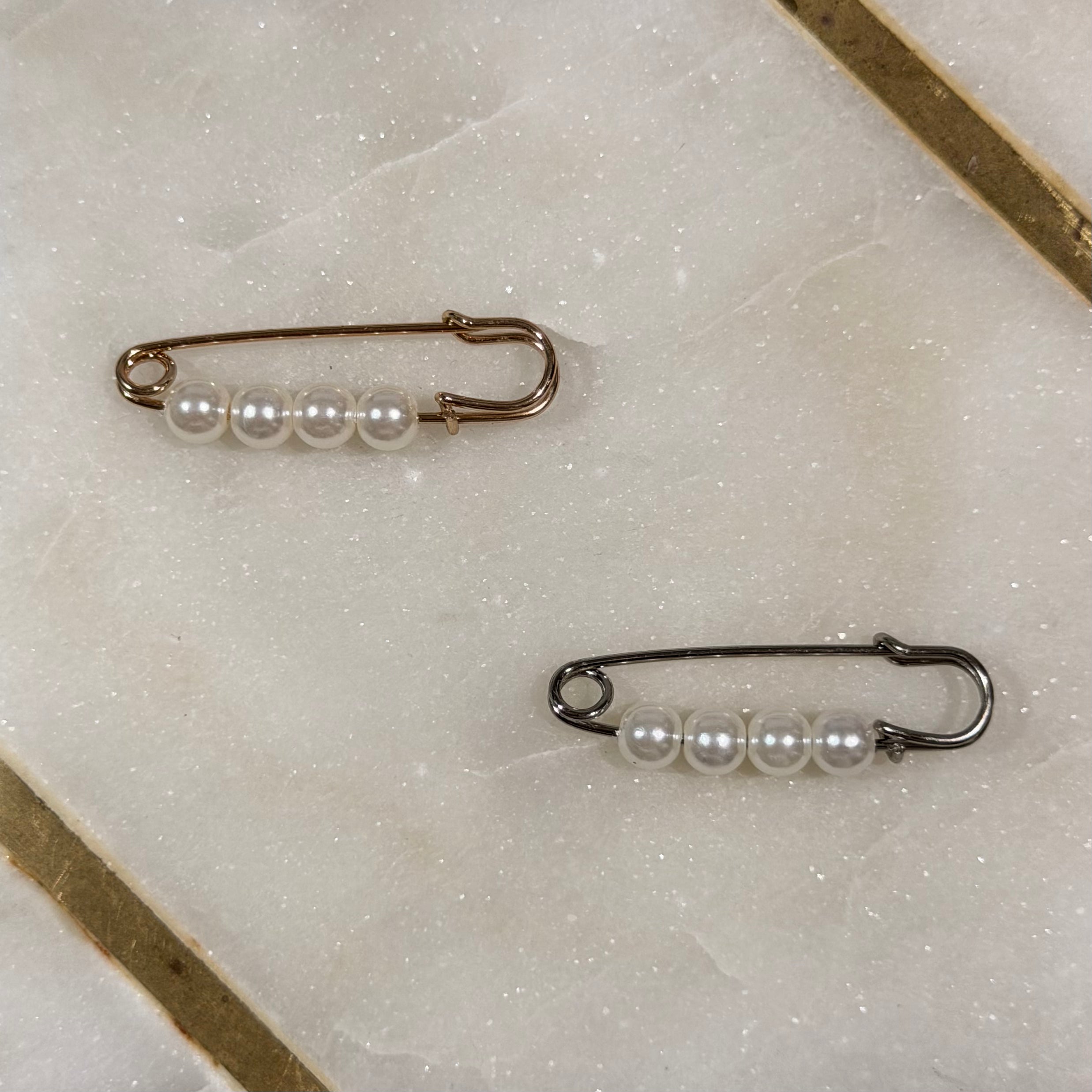 Pearl Pin (3-4 Charms)