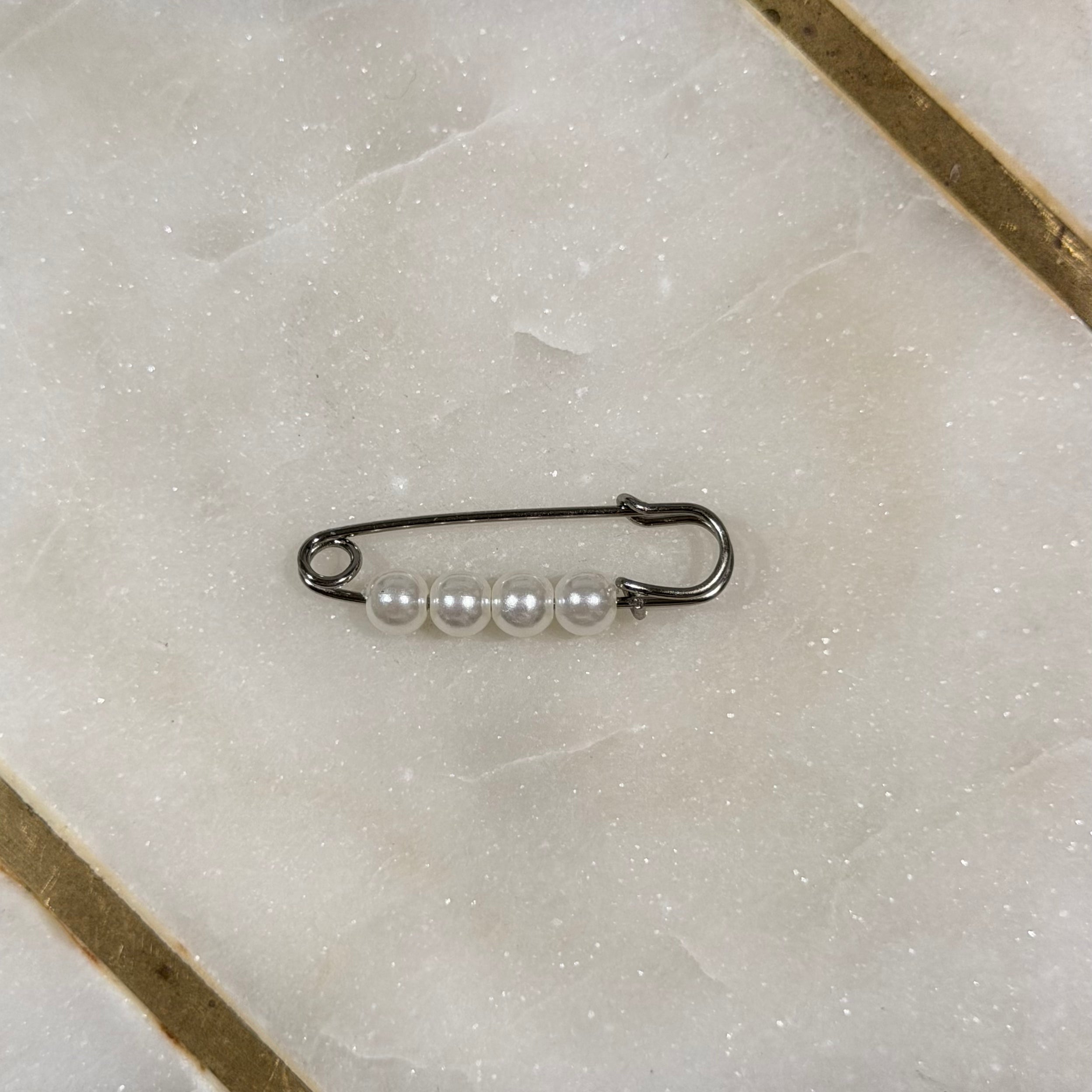 Pearl Pin (3-4 Charms)