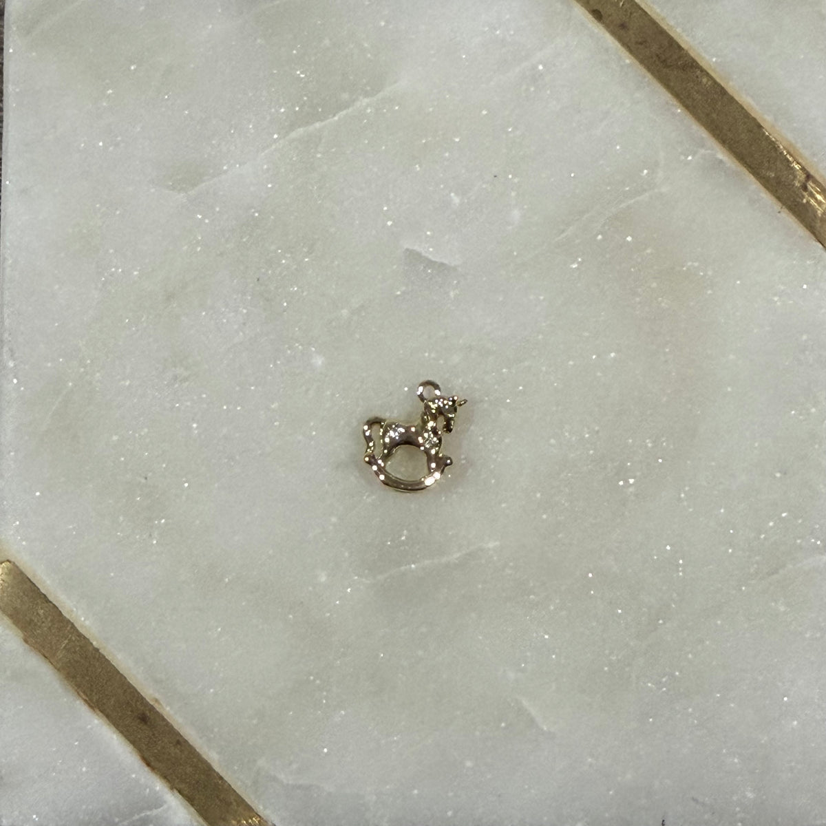 Dainty Rocking Horse Charm