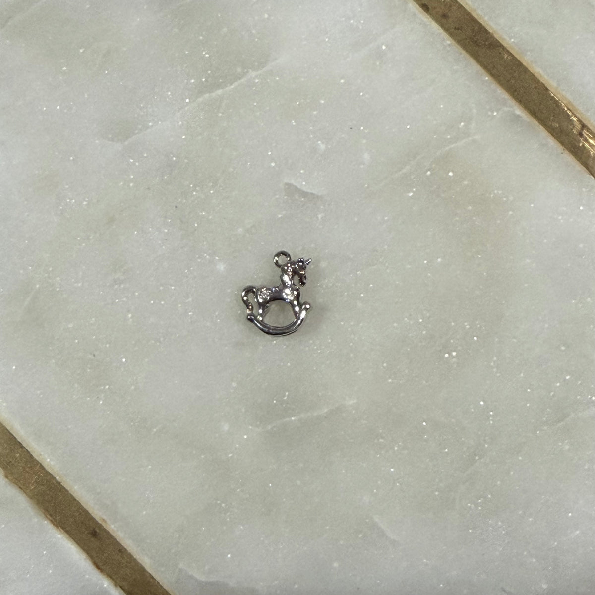 Dainty Rocking Horse Charm